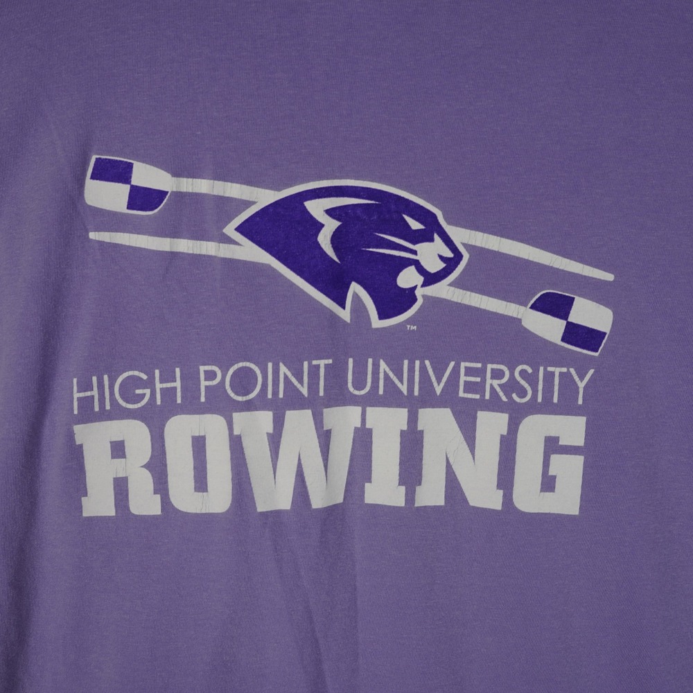 High Point University Rowing XL HPU Pocket T-Shirt Purple Comfort Colors